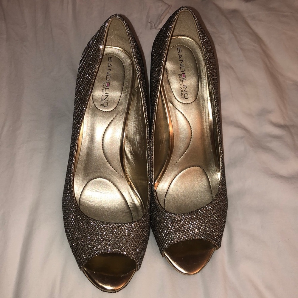 Gold heels